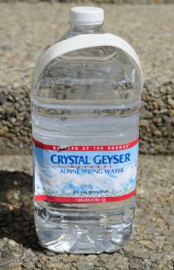 Crystal Geyser 1-gallon squares
